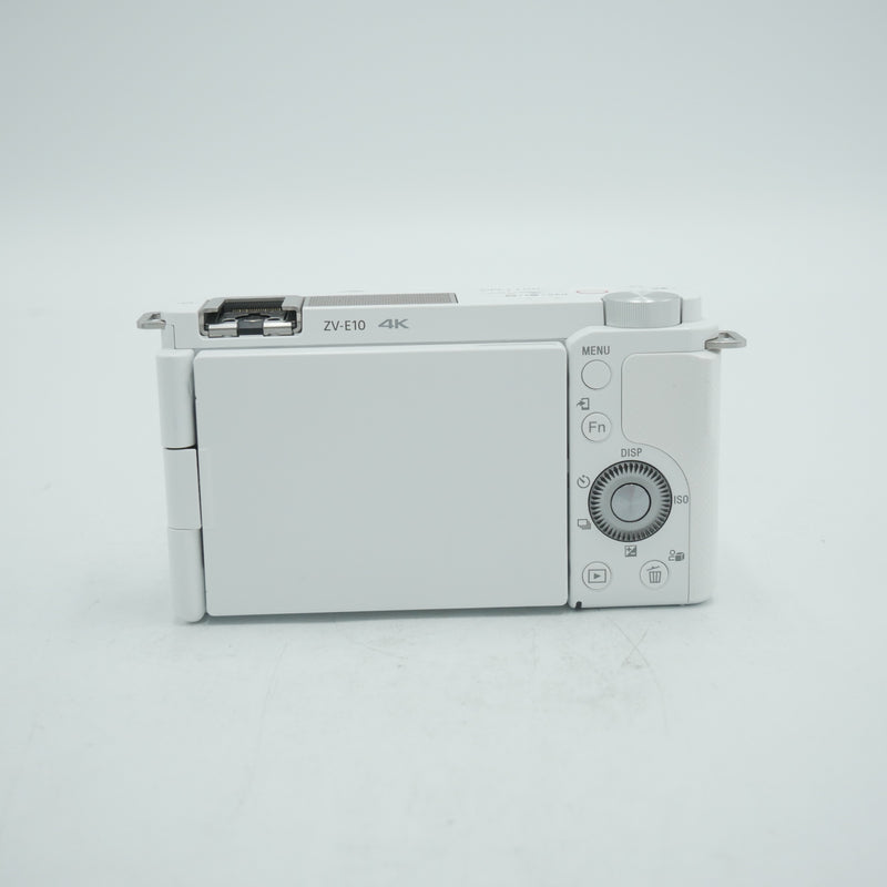 Sony ZV-E10 Mirrorless Camera (White) *USED*