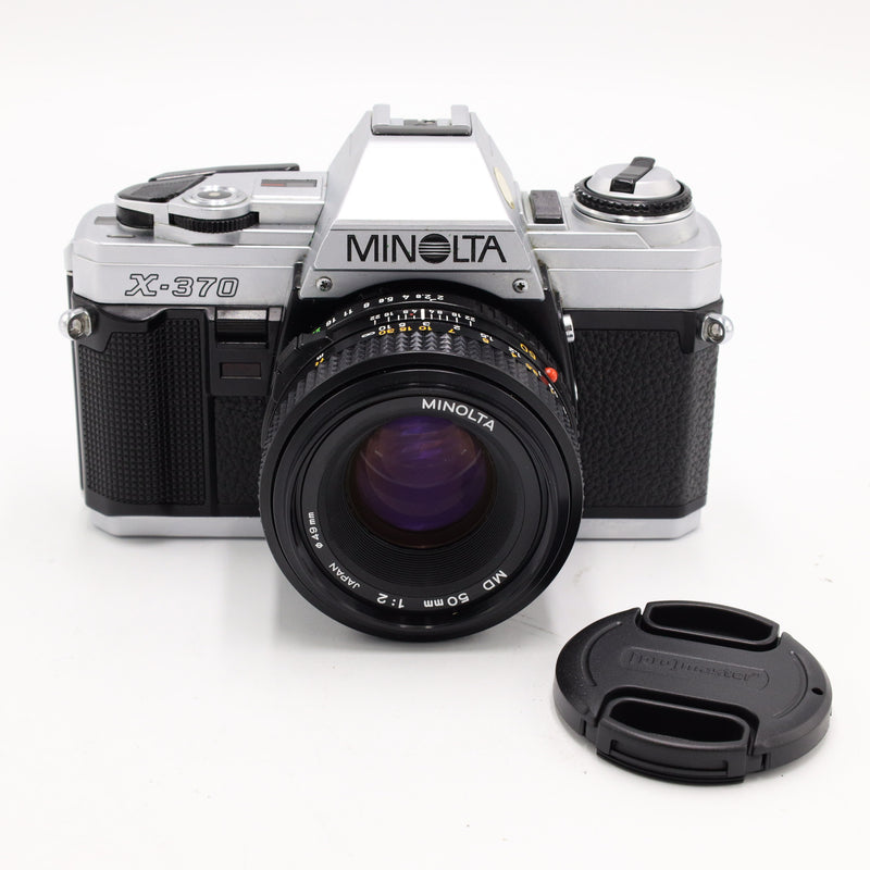 Minolta X-370 35mm SLR Film Camera w/ 50mm f/2 Lens *USED*