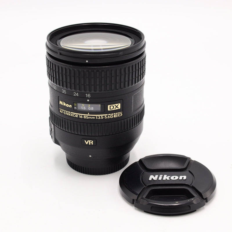 Nikon AF-S DX Nikkor 16-85mm f/3.5-5.6 G ED VR Lens *USED