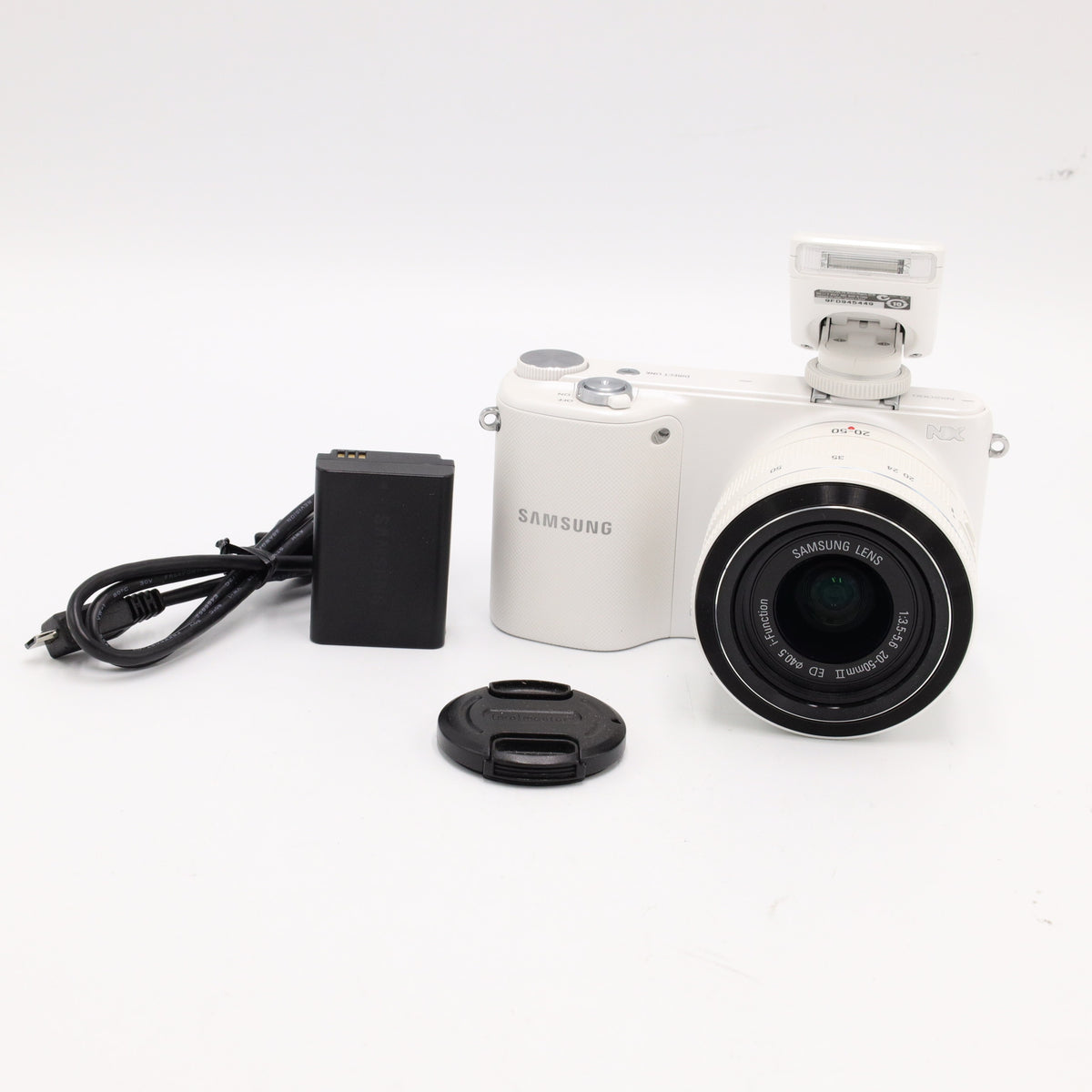 Samsung NX2000 Mirrorless Digital Camera with 20-50mm Lens (White) *US