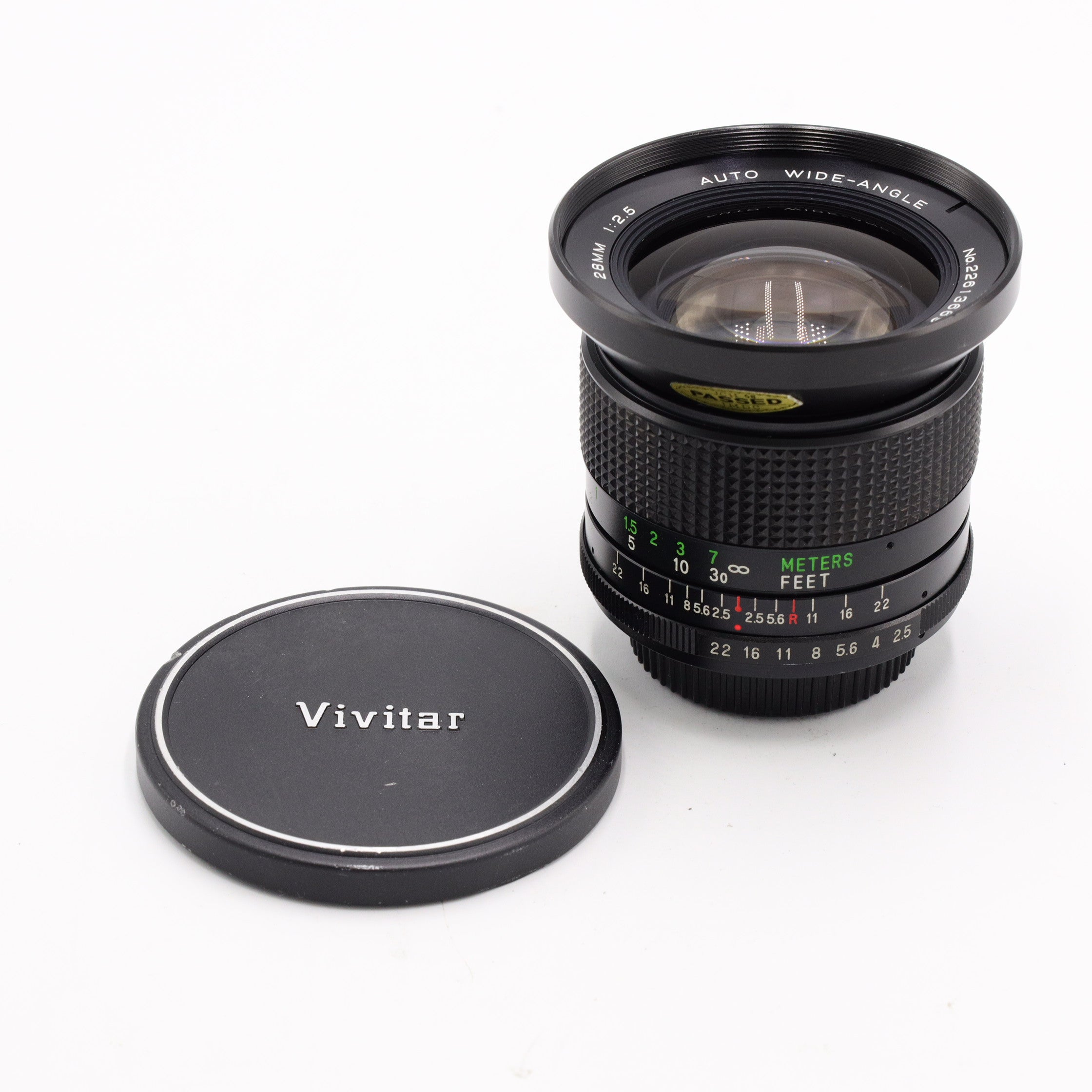Vivitar Auto 28mm f/2.5 Wide-Angle Lens for M42 Mount *USED*