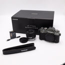 FUJIFILM X-T50 Mirrorless Camera with XC 15-45mm f/3.5-5.6 Lens (Charcoal Silver) *OPEN BOX*