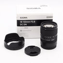 Sigma 18-50mm f/2.8 DC DN Contemporary Lens for Sony E *OPEN BOX*