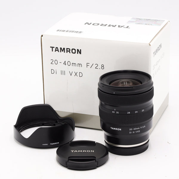 キヤノンカメラ　tamronレンズ Tamron 20-40mm f/2.8 Di III VXD Lens for Sony E *OPEN BOX*