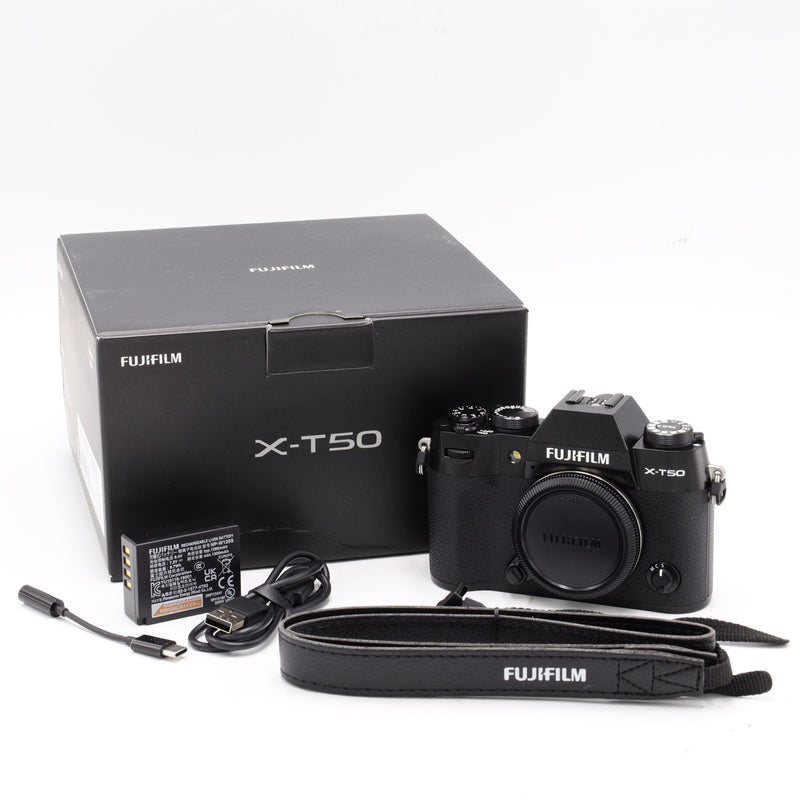 FUJIFILM X-T50 Mirrorless Camera (Black) *OPEN BOX*
