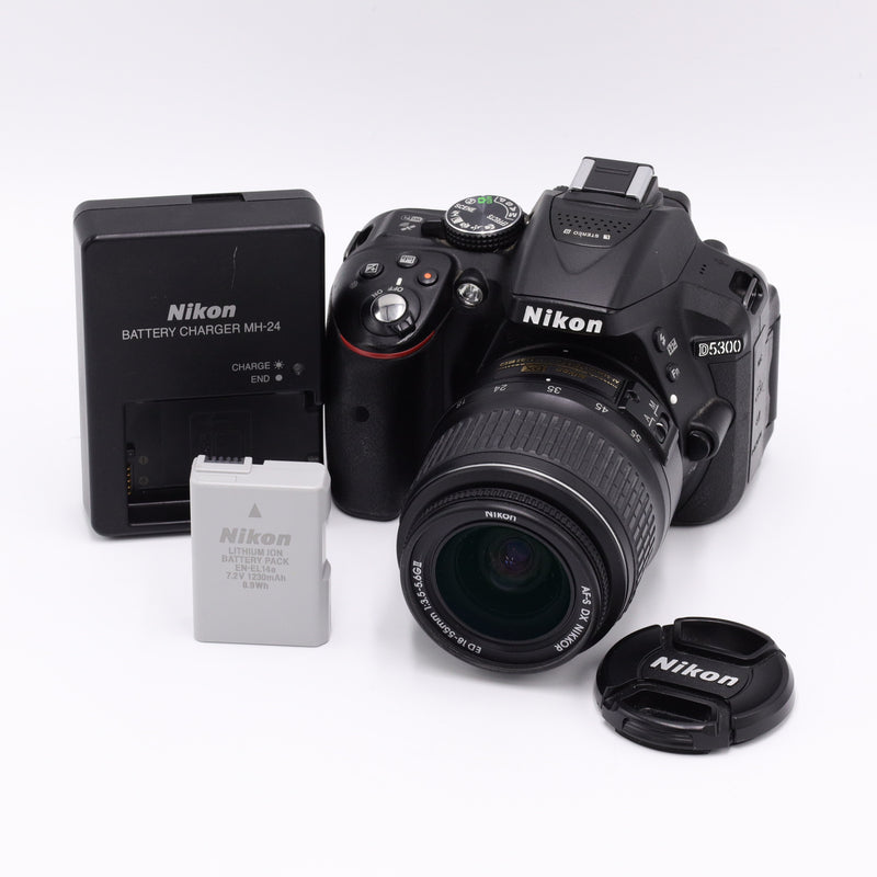 Nikon D5300 with 18-55mm f/3.5-5.6G II Lens *USED*