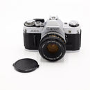 Canon AE-1 35mm SLR Film Camera w/ 50mm Lens (Silver) *USED*