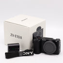 Sony ZV-E10 II Mirrorless Camera (Black) *OPEN BOX*