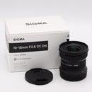 Sigma 10-18mm f/2.8 DC DN Contemporary Lens (Canon-RF) *OPEN BOX*