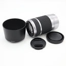 Sony E 55-210mm f/4.5-6.3 OSS Lens (Silver) *USED*
