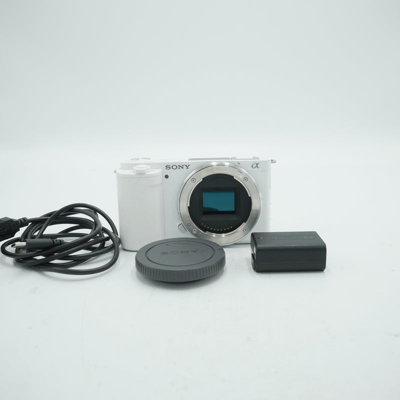 Sony ZV-E10 Mirrorless Camera (White) *USED*