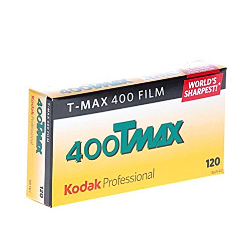 Kodak Professional T-Max 400 Black and White Negative Film (120 Roll Film, 5-Pack)