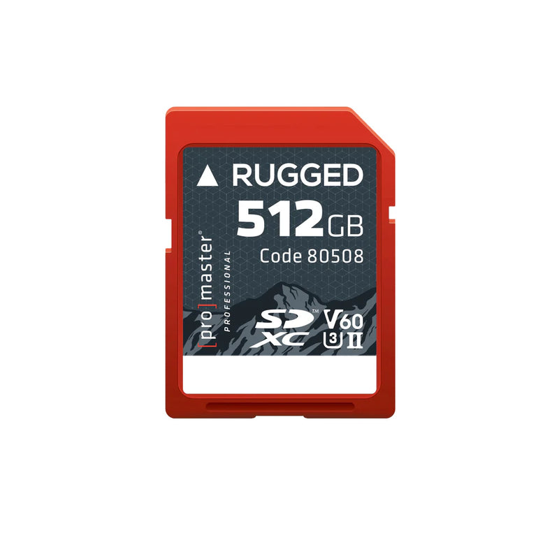 ProMaster Rugged SDXC 512GB UHS-II V60