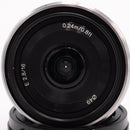 Sony E 16mm f/2.8 Lens (Silver) *USED*