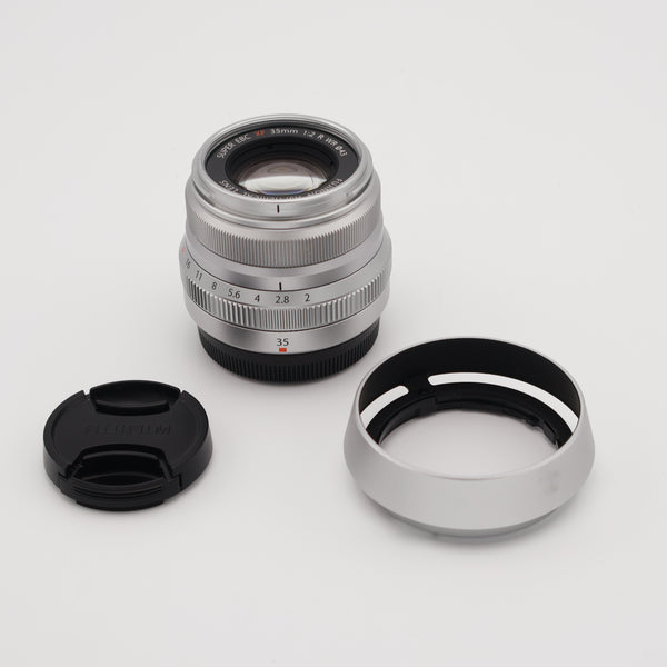 FUJIFILM XF 35mm f/2 R WR Lens (Silver) *USED*
