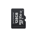 Promaster Micro SDXC 128GB Advanced UHS-I V30 Memory Card