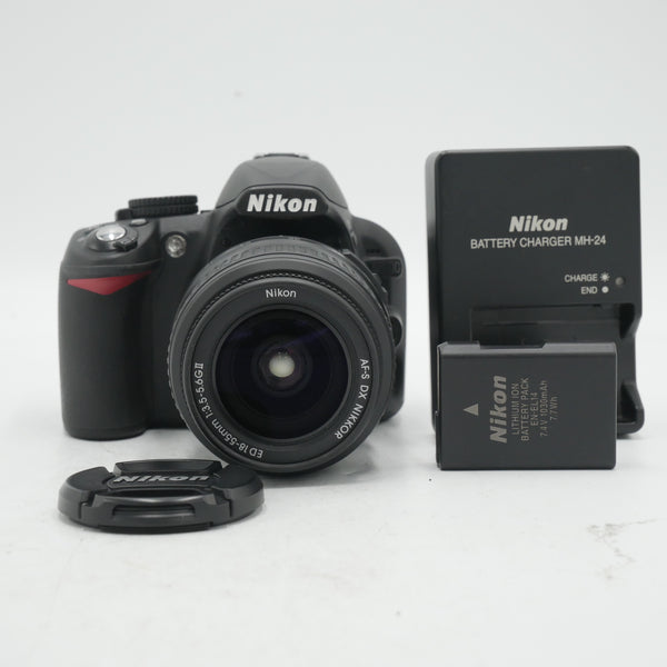 Nikon D3100 Digital SLR Camera with 18-55mm NIKKOR VR Lens *USED*