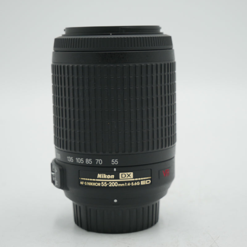 Nikon AF-S DX VR Zoom-NIKKOR 55-200mm f/4-5.6G IF-ED Lens *USED*