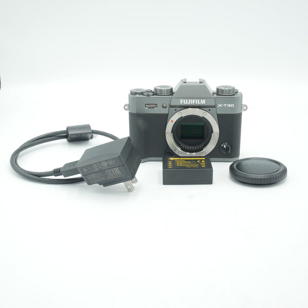 FUJIFILM X-T30 Mirrorless Camera (Charcoal Silver) *USED*