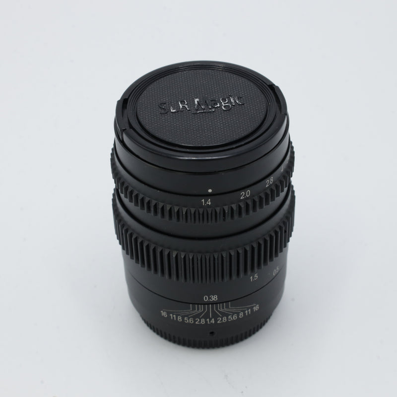 SLR Magic CINE 35mm T1.4 II Lens (MFT) *USED*