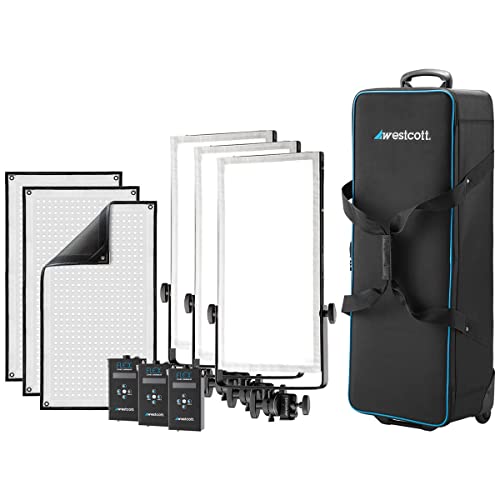 Westcott Peter Hurley Flex Cine Daylight 3-Light Kit (1 x 2')