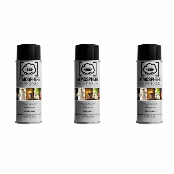 Atmosphere Aerosol 3 Pack -  8oz Haze/Fog Spray for Photographers