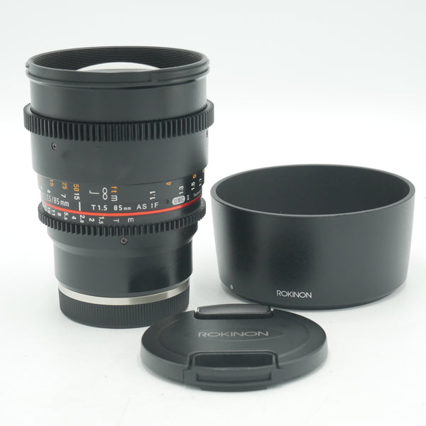 Rokinon 85mm f/1.4 AS IF UMC Lens for Sony E Mount *USED*