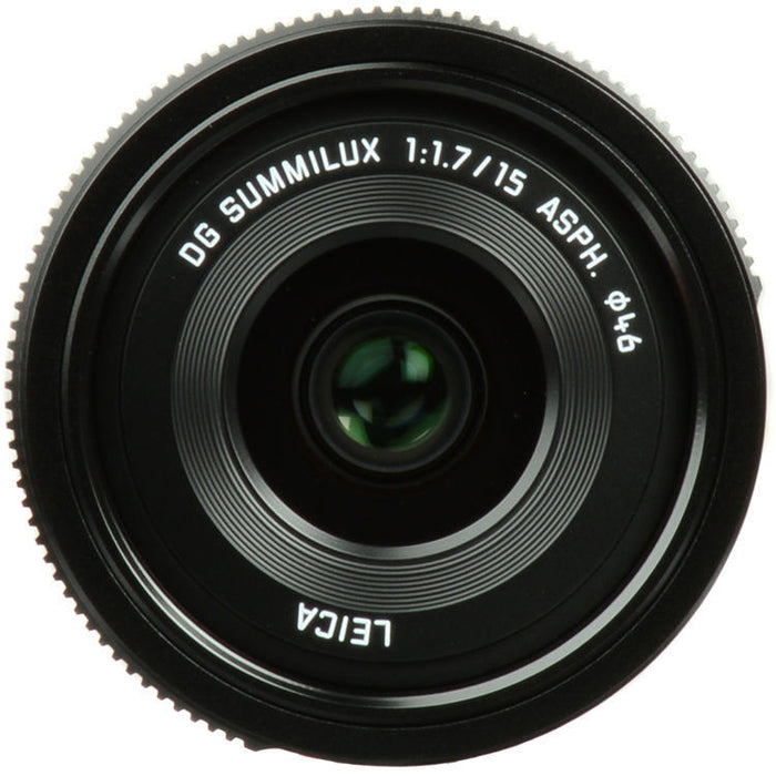 Panasonic Leica DG Summilux 15mm f/1.7 ASPH. Lens