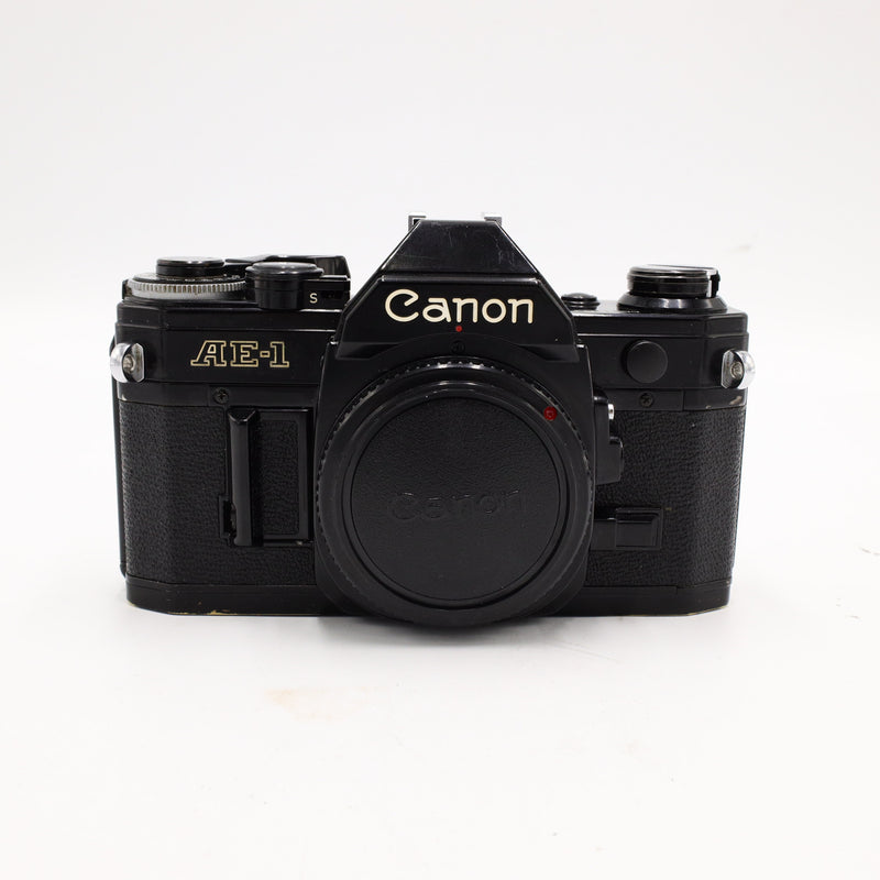 キャノン Canon AE-1 ブラックボディ Canon AE-1 SLR Black Camera (Body Only) *USED*