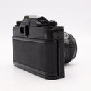 Canon FTb QL 35mm Film SLR Black With Canon FD 28mm f/2.8 Lens Kit *USED*