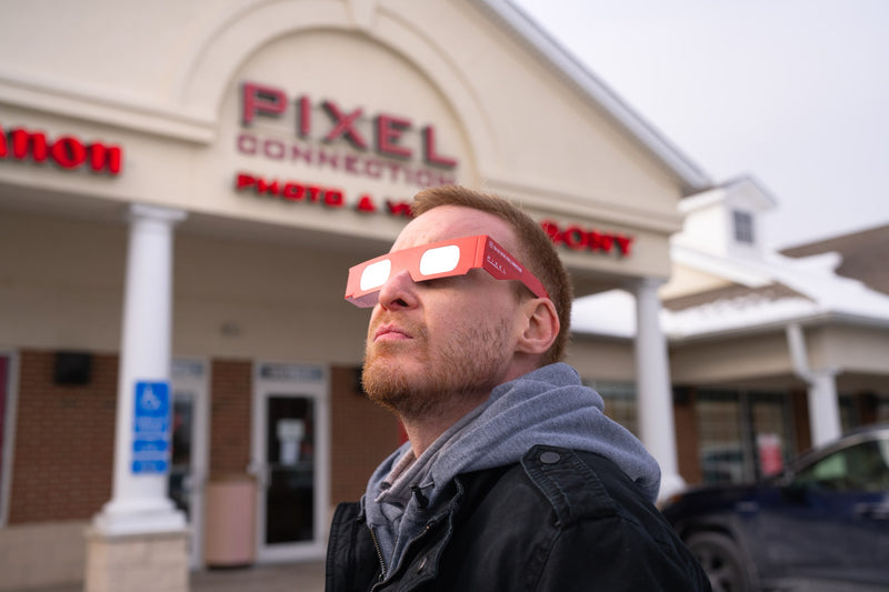 Pixel Connection Eclipse Glasses
