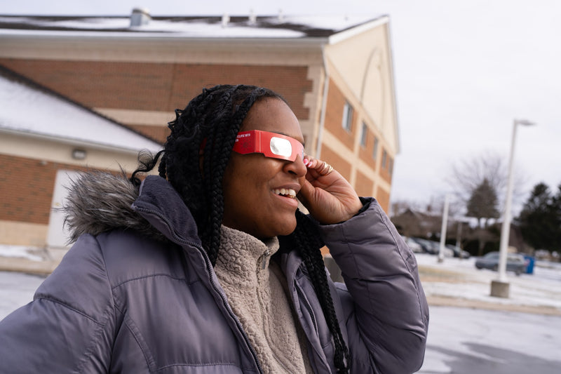 Pixel Connection Eclipse Glasses