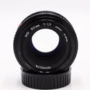 Minolta 50mm F/1.7 MD Mount Manual Focus Lens *USED*