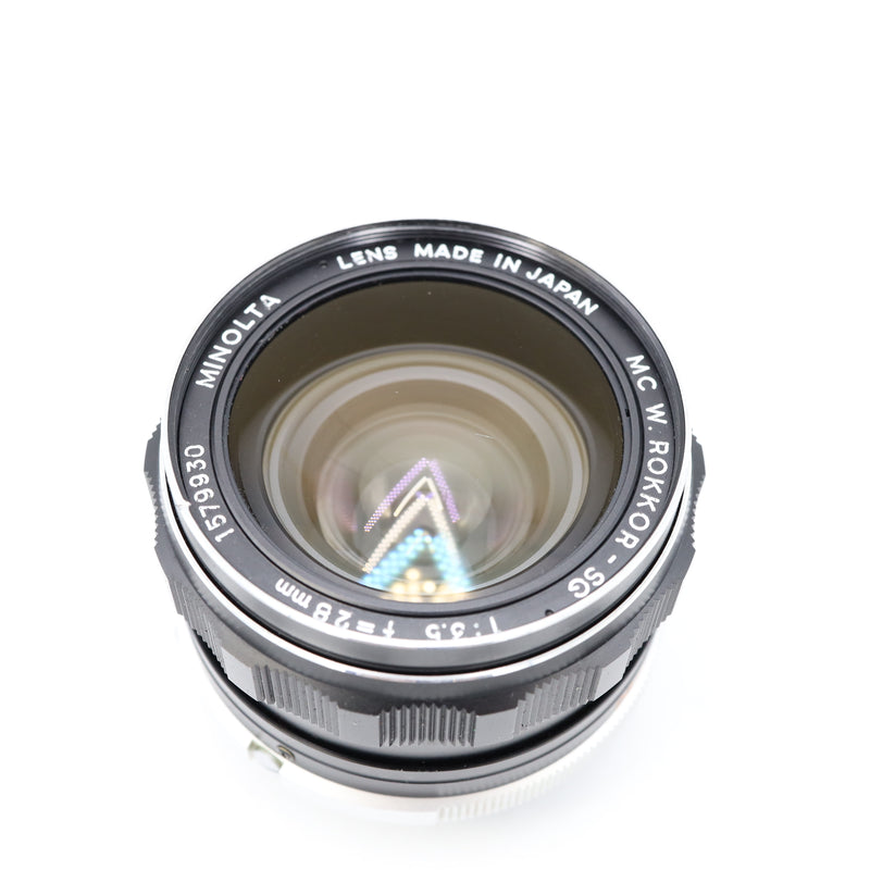 Minolta MC W. Rokkor-SG 28mm f/3.5 Lens *USED*