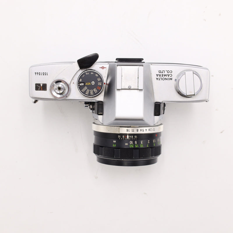 【美品・完動品】MINOLTA SRT101 & 55mm f1.8レンズセット Minolta SR-T 101 35mm SLR Camera with 55mm Lens Kit *USED*