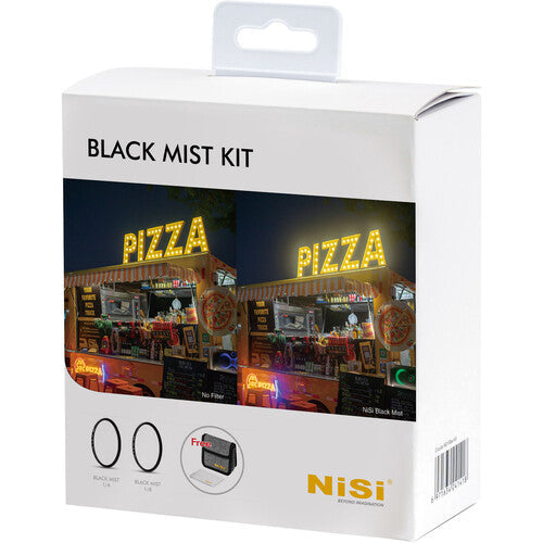 NiSi 82mm Black Mist 1/4 and 1/8 Filter Kit with Case