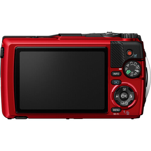 OM SYSTEM Tough TG-7 Digital Camera - Red