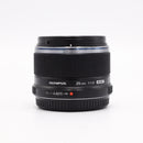 Olympus M.Zuiko Digital 25mm f/1.8 Lens For Micro 4/3 (Black) *USED*