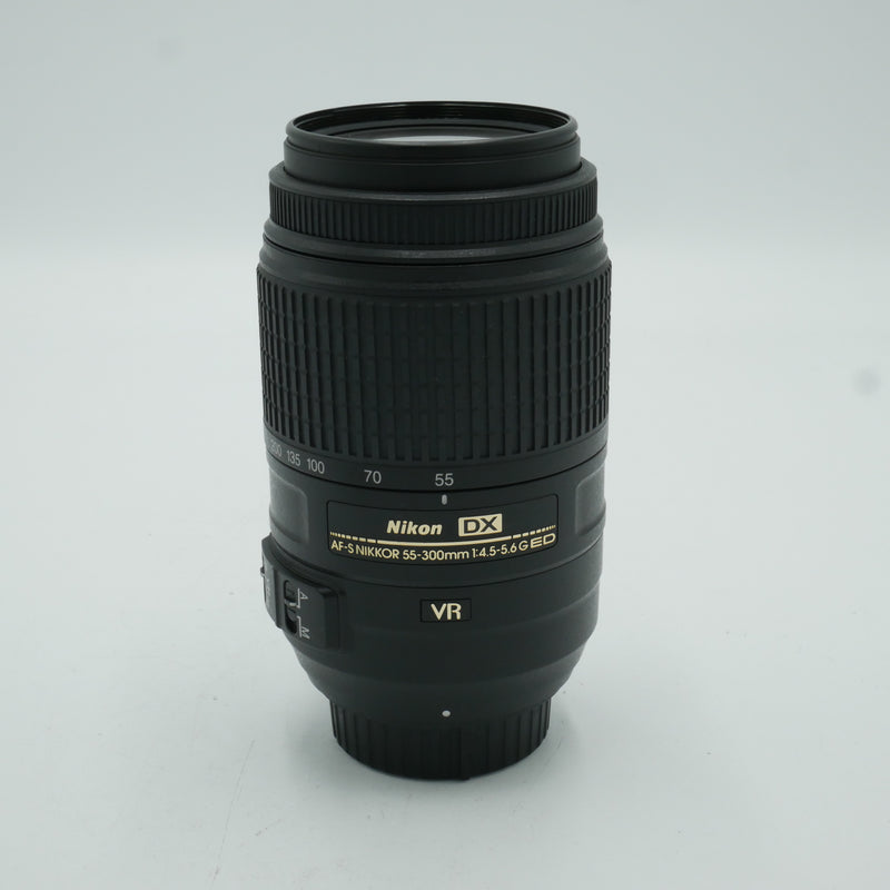 Nikon AF-S DX NIKKOR 55-300mm f/4.5-5.6G ED VR Lens- *USED