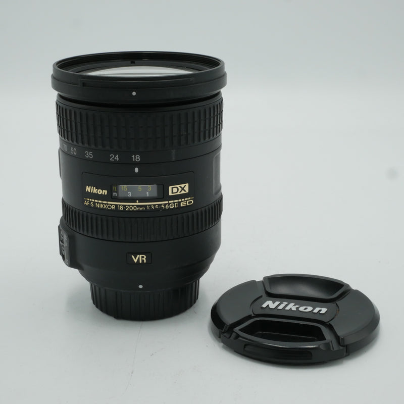 Nikon AF-S DX NIKKOR 18-200mm f/3.5-5.6G ED VR II Lens- *USED*