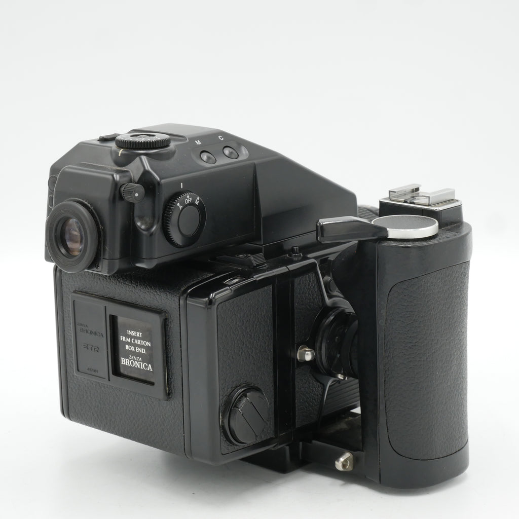 Zenza Bronica ETR Si Body with Zenzanon PE 75mm F2.8 Lens, Speed Grip, and  SQ-i AE Viewfinder *USED*