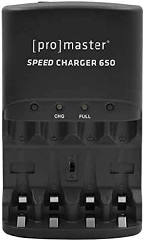 ProMaster Speed Charger 650 w/ 4 x AA NiMH Battery Kit (2700mAh)