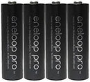 Panasonic (Sanyo) Eneloop XX Pro AA 2550mAH Rechargeable Batteries - 4 Pack