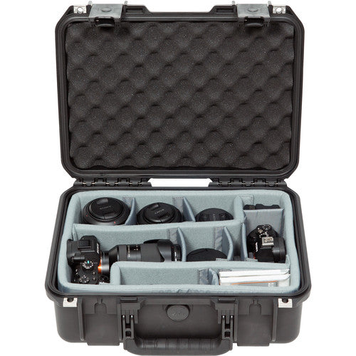 SKB iSeries 1510-6 Case with Think Tank Photo Dividers & Lid Foam - Black