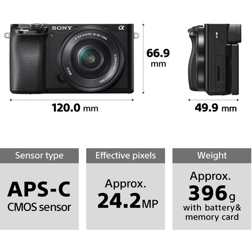 Sony a6400 Mirrorless Camera with 55-210mm Lens Kit
