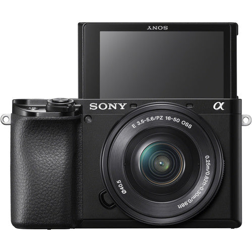 Sony Alpha a6100 APS-C Mirrorless Camera with 16-50mm and 55-210mm Lenses