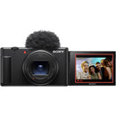 Sony ZV-1 II Digital Camera (Black) with Vlogger Accessory Kit