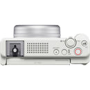 Sony ZV-1 II Digital Camera (White) with Vlogger Accessory Kit