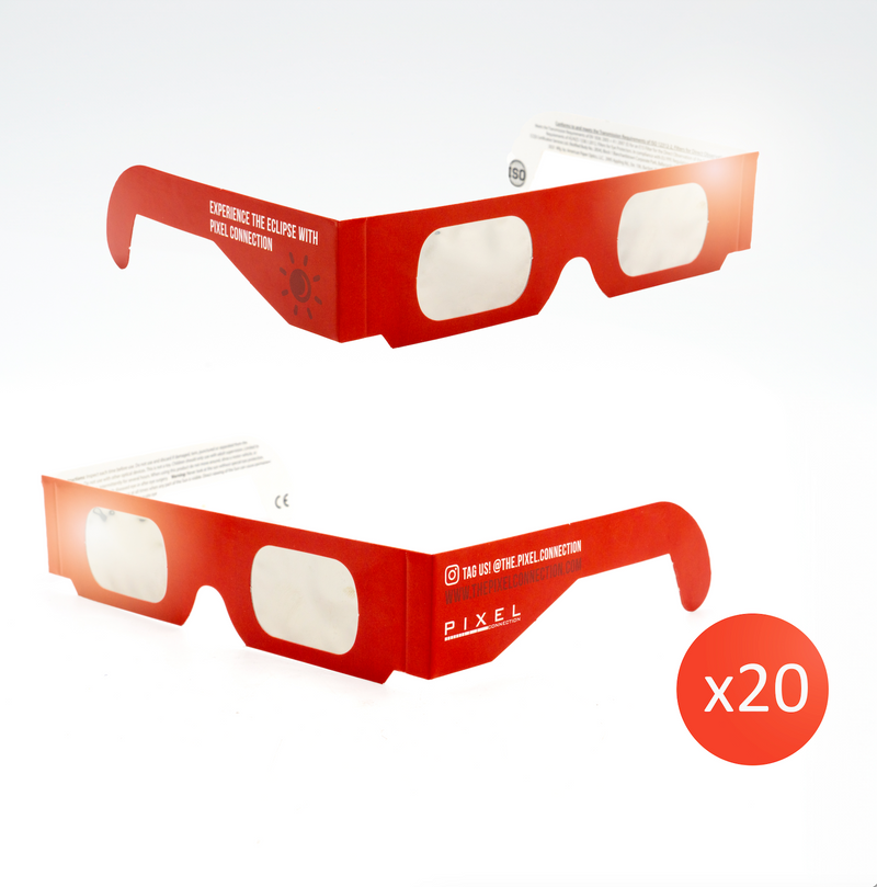 Pixel Connection Eclipse Glasses