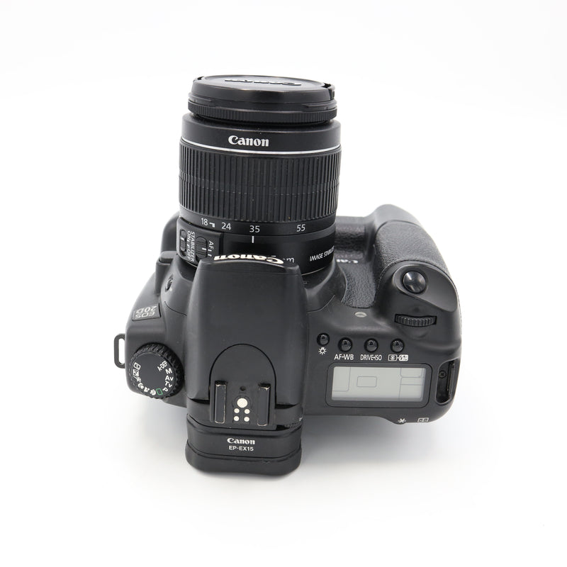 Canon EOS 20D with BG-E2 and 18-55mm Lens *USED*